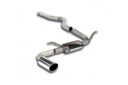 Tube de liasion + Silencieux arrière O90 - Supersprint