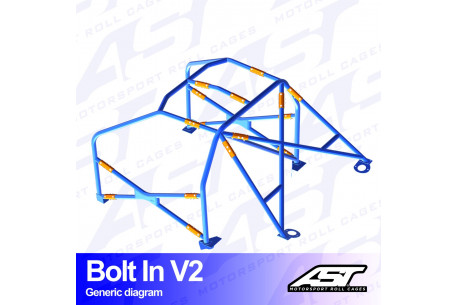 Arceau complet à souder 8 points pour E37 Z3 Roadster