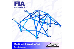Arceau complet à souder 10 points pour Focus Mk2 FWD