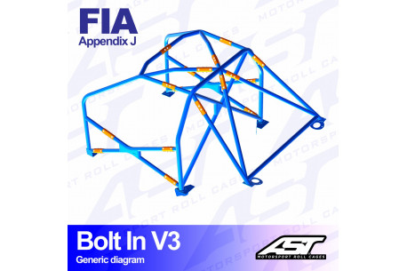 Arceau complet démontable 6 points pour Integra DB, DCCoupé