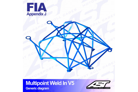 Arceau complet à souder 10 points pour Integra DB, DCCoupé