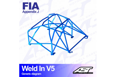 Arceau complet à souder 8 points pour MX-5 NBRoadster