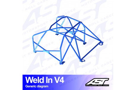 Arceau complet à souder 8 points pour RX-8 SE3PCoupé