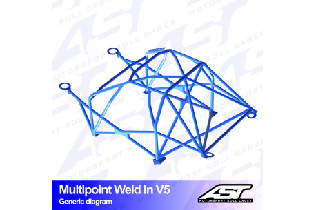 Arceau complet à souder 10 points pour 370Z Z34Coupé