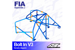 Arceau complet démontable 6 points pour Impreza GC8berline 4WD