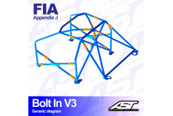 Arceau complet démontable 6 points pour Celica T185Coupé