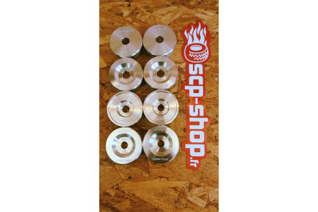 Silent blocs aluminium pour berceau BMW E36