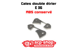 Cales double étrier à souder BMW E36 ABS conservé