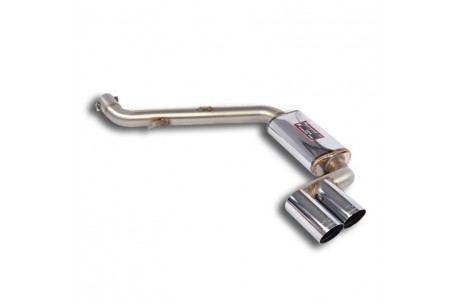 Silencieux arrière "Racing" Droite OO76 - Supersprint