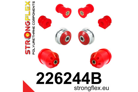 Kit de silentblocs AUDI A1 S1 barre antiroulis, triangle avant et berceau arrière