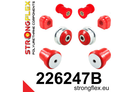 Kit de silentblocs AUDI A1 II triangle avant et berceau arrière