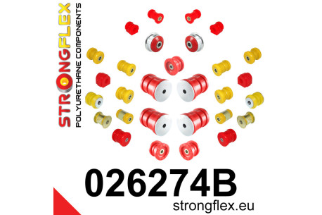 Kit de silentblocs AUDI A1 8X Quattro suspension avant et arrière