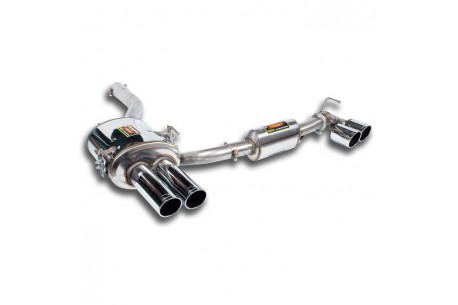 Silencieux arrière "Power loop design" Droite OO80 + GaucheOO80 - Supersprint