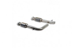 Tube avant avec Catalyseur métallique Droite + Gauche - Supersprint