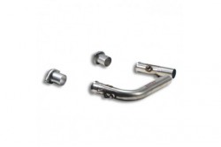 Droite - Gauche Tube adaptateur pour silencieux central d'origine pour catalyseur d'origine - Supersprint