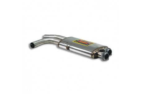 Silencieux central - (+ kit Connexion sleeves pour catalyseur d'origine) - Supersprint