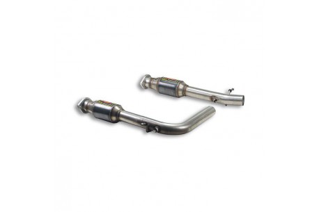 Tube avant avec Catalyseur métallique Droite + Gauche - Supersprint