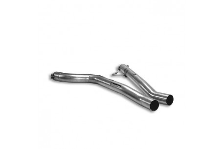 Tube centrals Kit Droite + Gauche - (remplace origine Silencieux central) - Supersprint