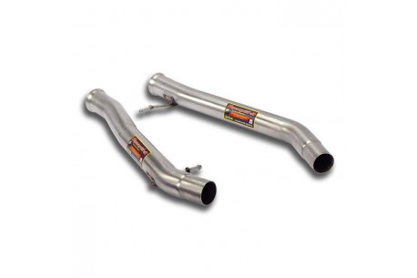 Tube de liasion Droite - Gauche pour catalyseur d'origine. - Supersprint