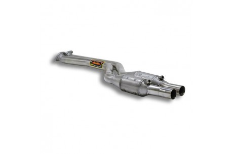 Silencieux avant avec métallique catalyseur Droite + Gauche - Supersprint