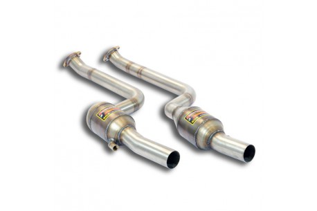 Silencieux avant avec Catalyseur métallique Droite + Gauche - Supersprint
