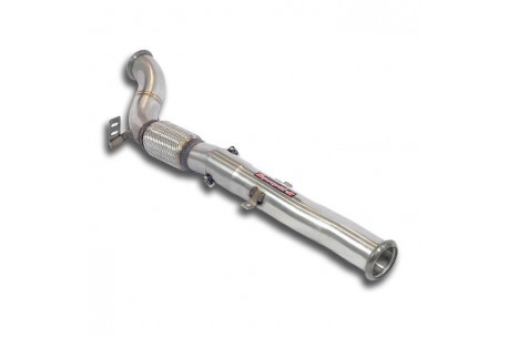 Tube de liasion + flex joint + Tube avant Ø65mm - Supersprint