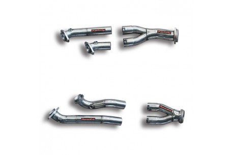 Connexion "Y-Pipe" Droite - Gauche - (pour collecteur d'origines) - Supersprint