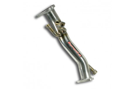 Tube avant - (remplace diesel-soot filter) - Avec emplacements pour les sondes Lambda - Supersprint