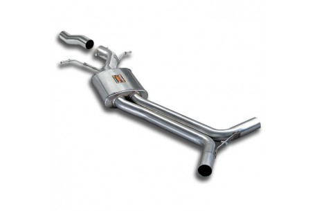 Silencieux central + exhaust hanger kit - Supersprint