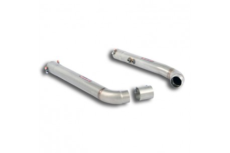 Tubes avant kit Droite - Gauche pour catalyseur d'origine - Supersprint