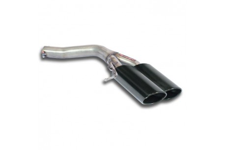 Tube de fuite droit 100x75 noir - Supersprint