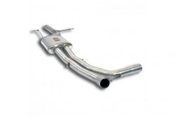 Silencieux central + exhaust hanger kit - Supersprint