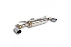 Silencieux arrière Droite O100 - Gauche O100 avec valve - Supersprint