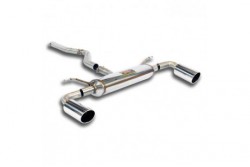 Tube de liaison + Silencieux arrière Droite O100 - Gauche O100 - Supersprint