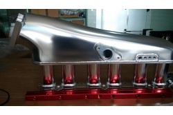 Collecteur d'admission pour moteur 2JZ GTE avec papillon et rampe d'injection